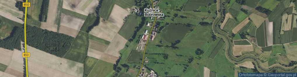 Zdjęcie satelitarne Kuźnica Bobrowska ul.